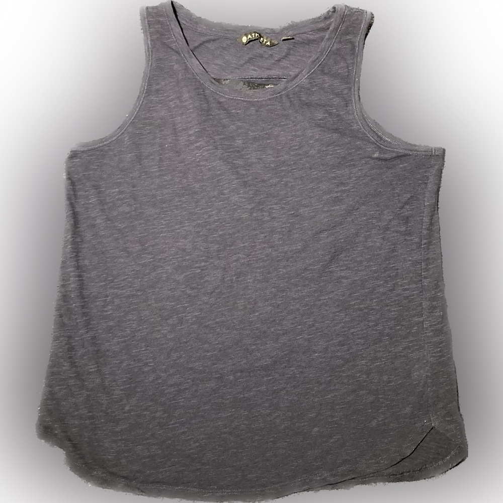 Athleta Women’s Dark Gray Open Back Tank Top size Large